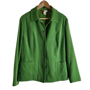 JM Collection Vibrant Green Blazer